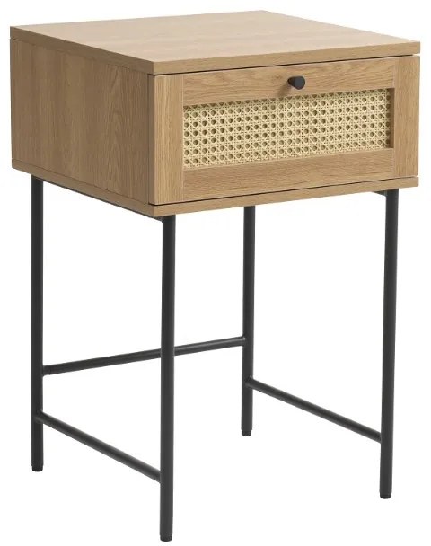 Dizajnový odkladací stolík Lakshmana 45 cm prírodný dub