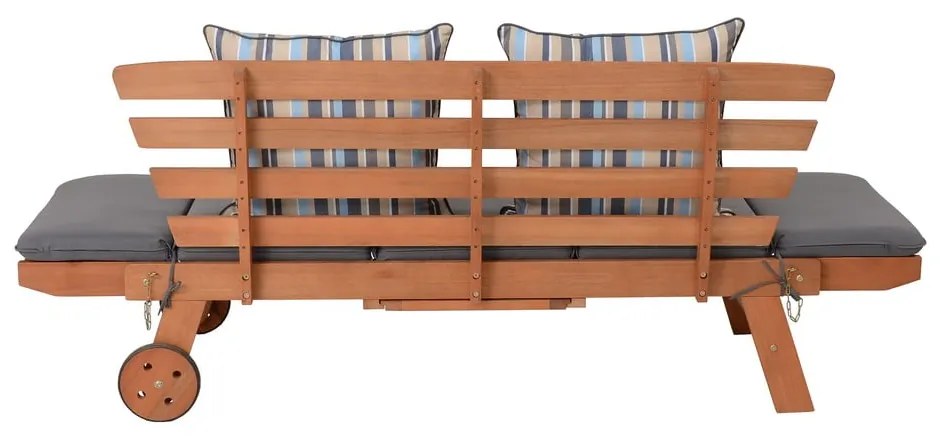 Hnedá drevená záhradná lavica Rincon – Garden Pleasure