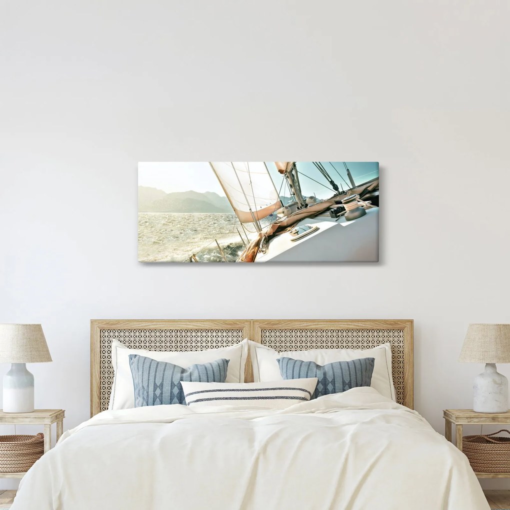 Obraz - Loď (120x50 cm)