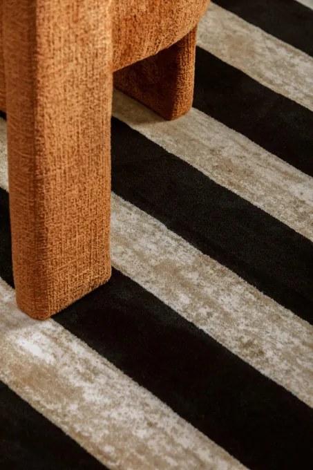 Koberec Agnella Agnus Art Deco II čierny