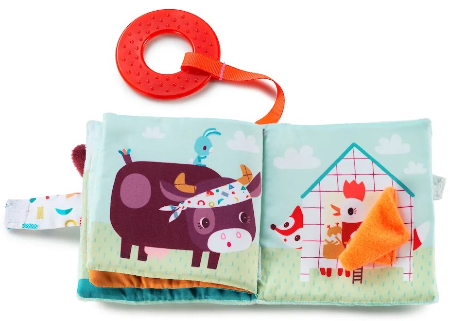 Lilliputiens – Farma – textilná knižka s hryzadlom