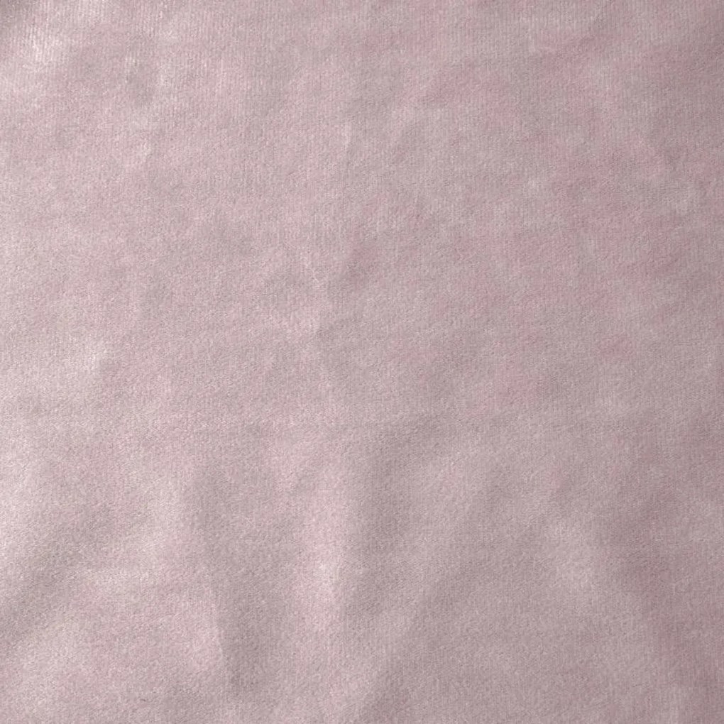 Púdrovo ružový zamatový záves na riasiacu pásku