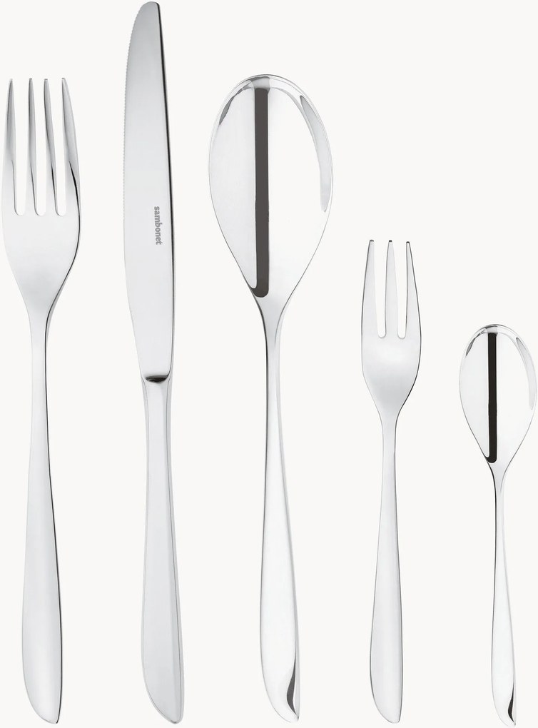 Súprava príborov z nehrdzavejúcej ocele Leaf, rôzne veľkosti