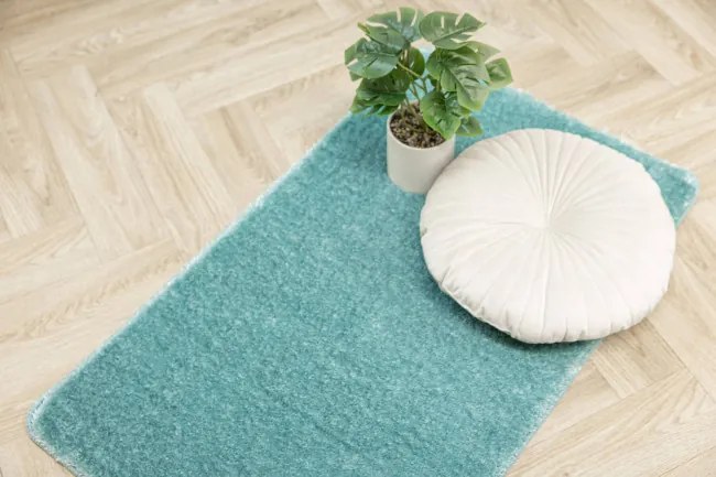 Kúpeľňový koberček Malmo tyrkysový