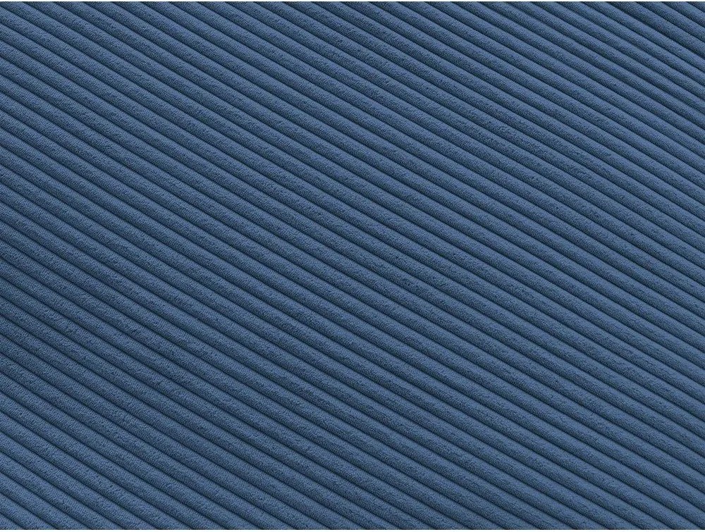 Modrá menčestrová rohová pohovka Belair – Bobochic Paris