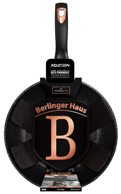 BERLINGER HAUS - Panvica WOK 28cm BLACK ROSE