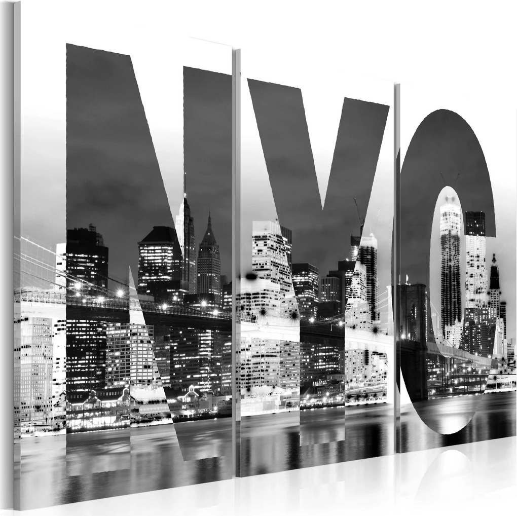 Obraz - New York (black and white) 60x40
