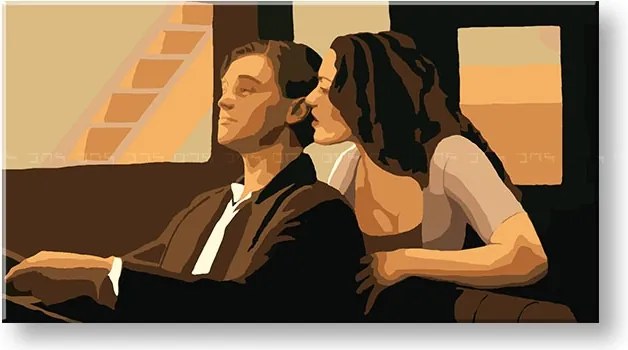 Ručne maľovaný POP Art obraz TITANIC 1 dielny  tt