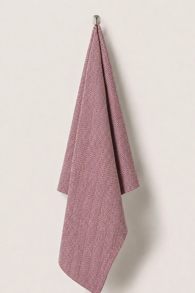 Bavlnená utierka MELA bordová 50x70 cm