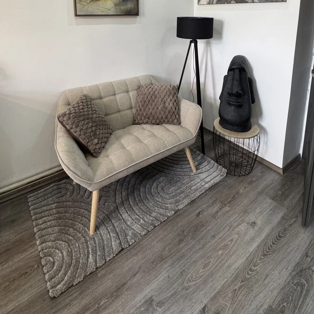 ELLE Decoration, Kusový koberec New York 105085 Grey, 120x170, šedá, obývacia izba