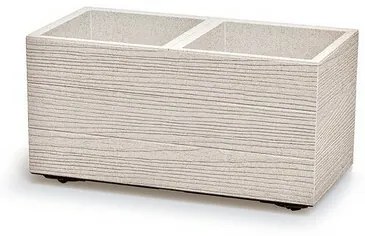 Kvetináč MADERA CASE ECO WOOD 77 cm, biely