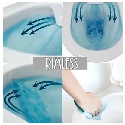 Mexen TEO Rimless wc misa závesná so sedátkom + bidet TEO, biela, 30850700+35855100