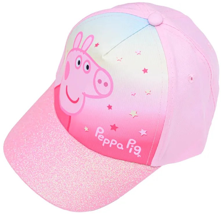 Detská šiltovka PRASIATKO PEPPA ružová - rôzne veľkosti Veľkosť: 54 cm