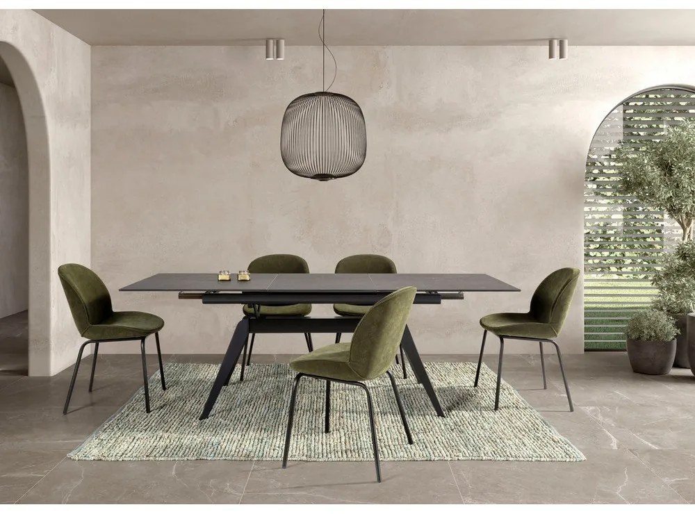 Keramický jedálenský stôl 90x160 cm Lula - Marckeric