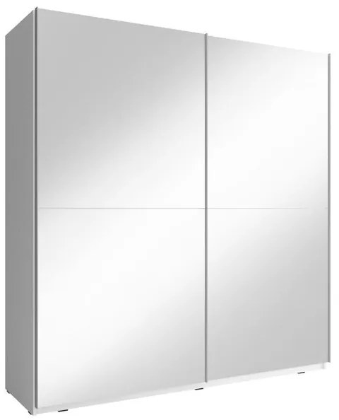 Šatníková skriňa Dimona - 150x214x63 (biela)