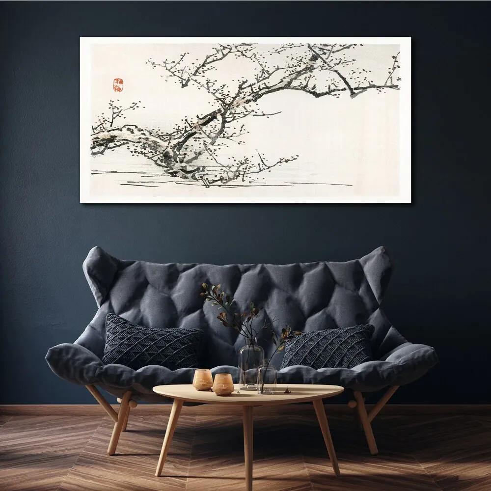 Obraz Canvas Ázijské konáre stromov