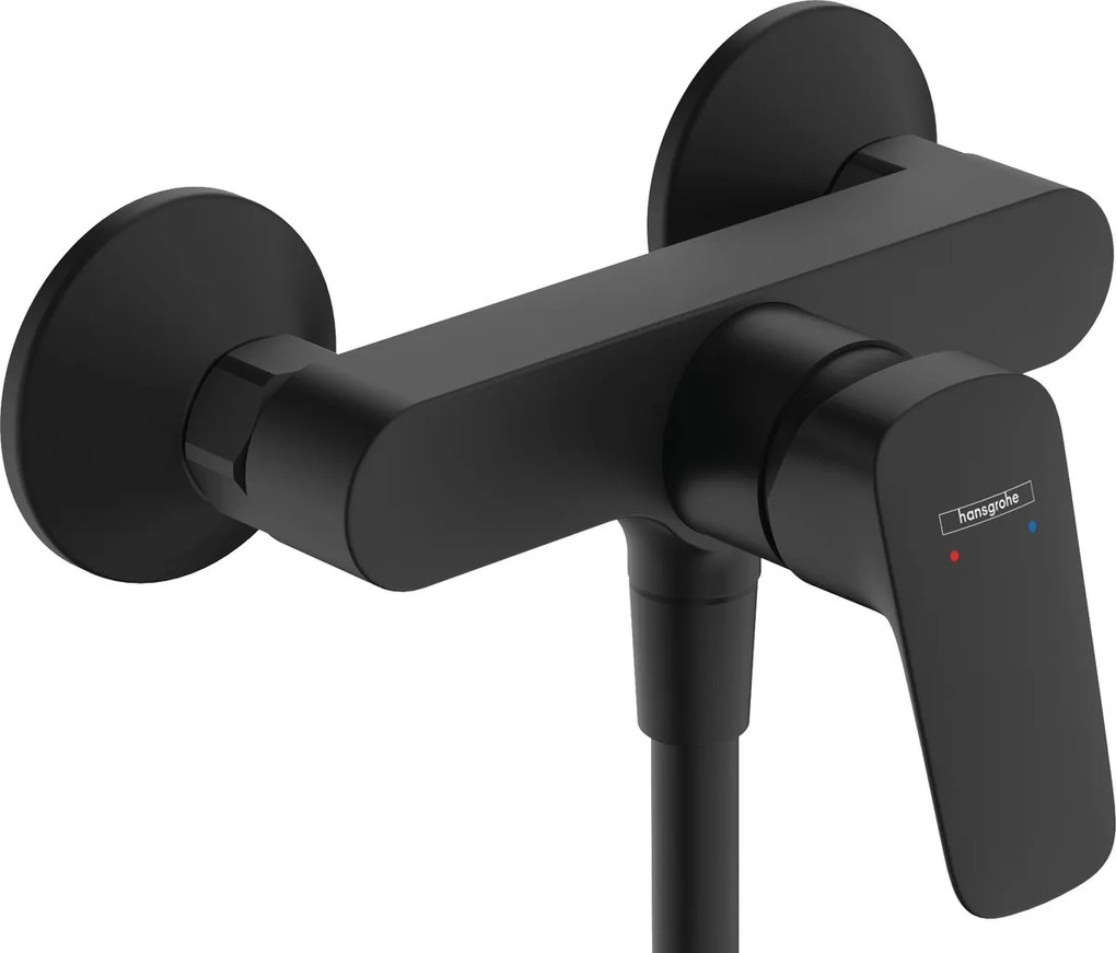 Hansgrohe Logis, sprchová batéria nástenná, čierna matná, HAN-71600670