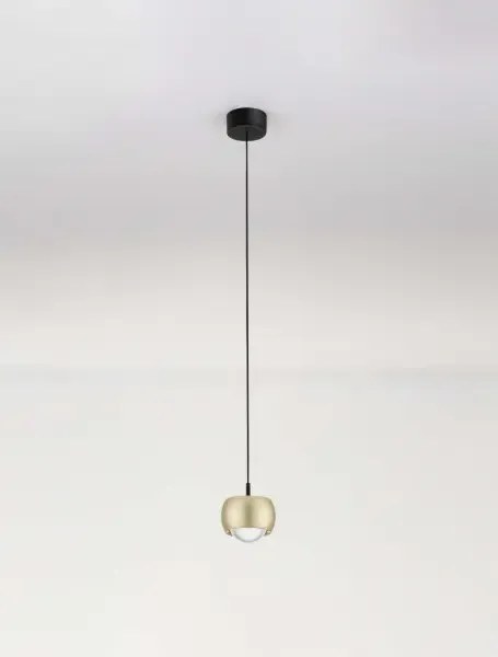 LED zlatý moderný luster Conga