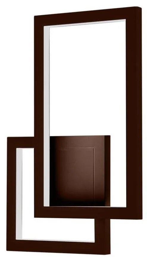 LED Nástenné svietidlo LED/20W/230V 3000K hnedá