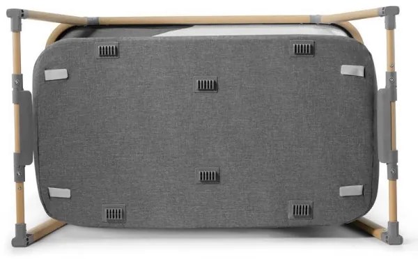 KINDERKRAFT - Cestovná postieľka 4v1 SOFI šedá