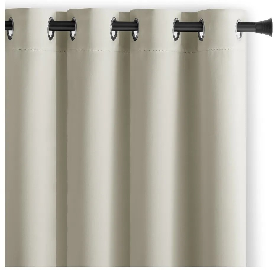 Krémovobiely zatemňovací záves 140x245 cm Eyelets – Restilo
