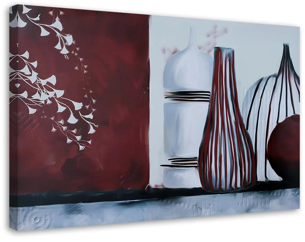 Obraz na plátně Zátiší Váza Džbán - 120x80 cm