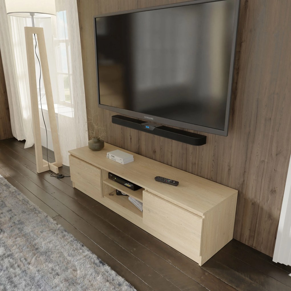 TV skrinka/stolík Maya 150 (dub cremona). Akcia -21%. Vlastná spoľahlivá doprava až k Vám domov. 1124949