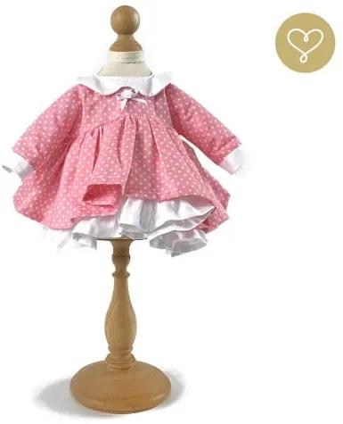 Lulludolls Oblečenie pre bábiku šaty bodkované ružová