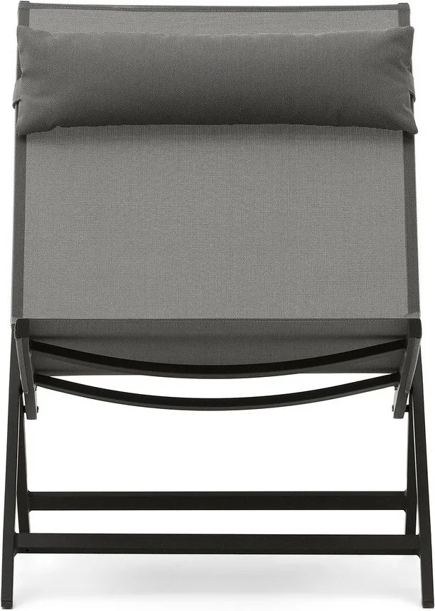 Sivé kovové záhradné kreslo Canutells – Kave Home