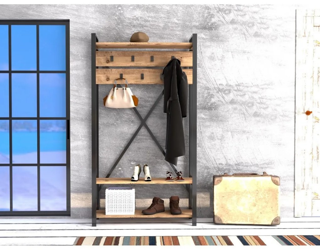 Stojan na oblečenie Alfa borovica