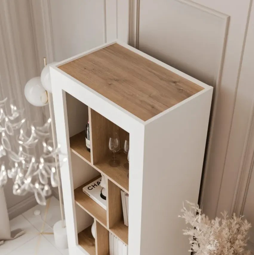 Moderná komoda BOXTON biela