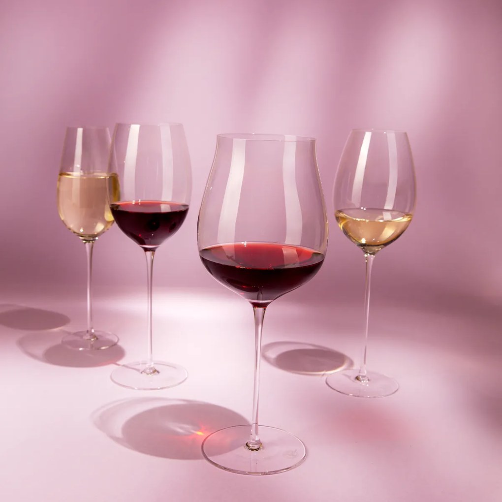 Poháre na Cabernet / Alibernet 650 ml set 2 ks - FLOW Glas Platinum Line - 322912