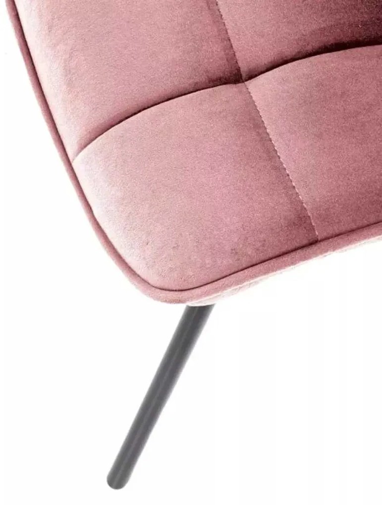 LuxuryForm DESIGN Stolička ORLEN VELUR - ružová