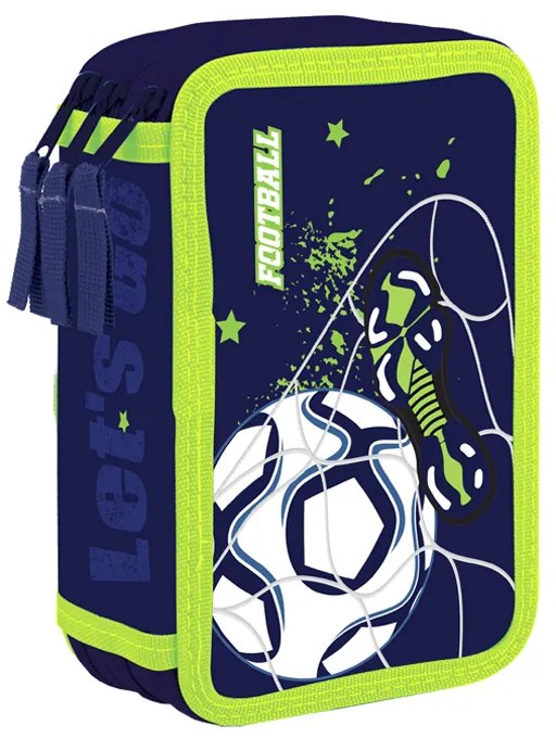 Peračník 3zip prázdny Football PP24