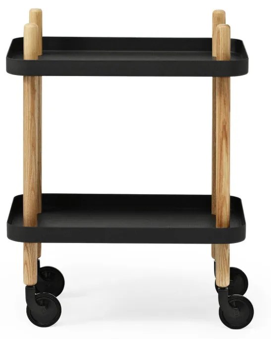 Normann Copenhagen Servírovací stolík Block Table, black