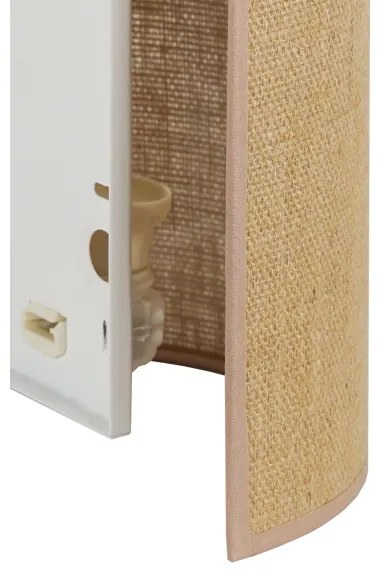 Duolla - Nástenné svietidlo YUTE 1xE27/15W/230V pr. 20 cm hnedá