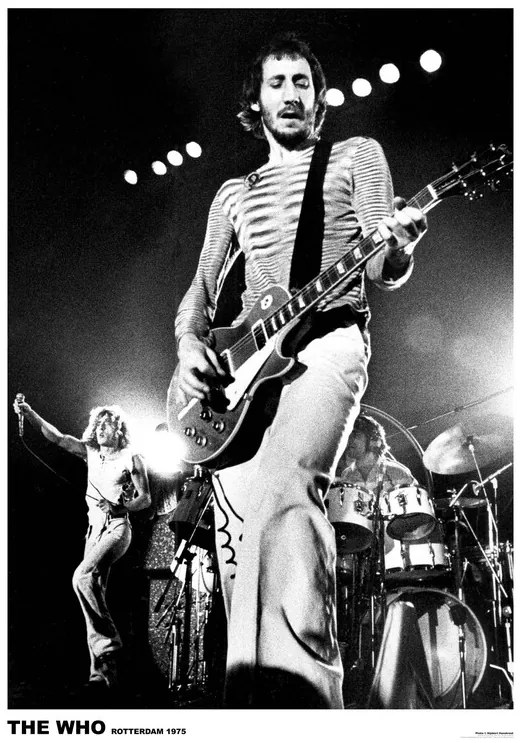 Plagát, Obraz - The Who - Pete Townsend Rotterdam 1975, (59.4 x 84 cm)