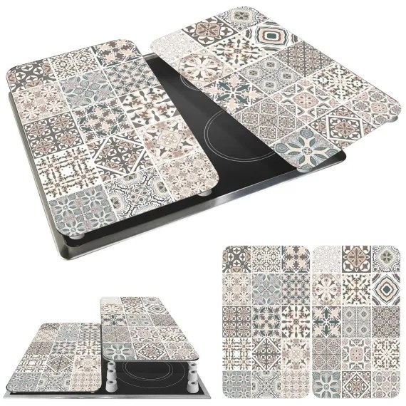 WENKO 53904100 - Kryt varnej dosky 30x52 cm pestrofarebný/sivý/priehľadný