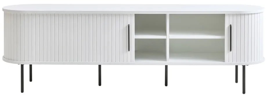 Biely TV stolík 180x56x45 cm Nola – Unique Furniture