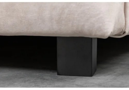 Posteľ 43105 180x200cm Zamat Champagne  - Komfort-nábytok