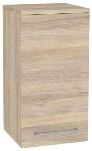 Mereo, Mereo Bino kúpeľňová skrinka horná 63 cm, pravá, Multidecor, Blonde Liberty Elm, MER-CN696BLE1