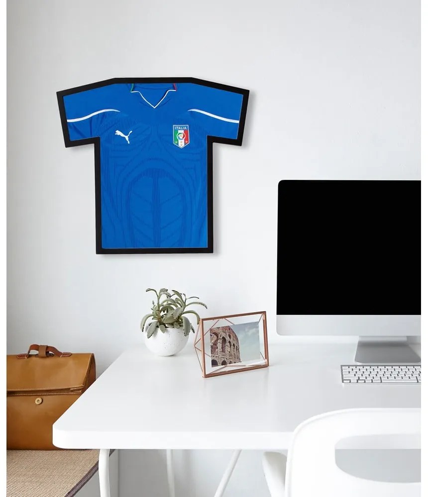 Čierny plastový rámček na stenu 50x54,5 cm T-Frame – Umbra