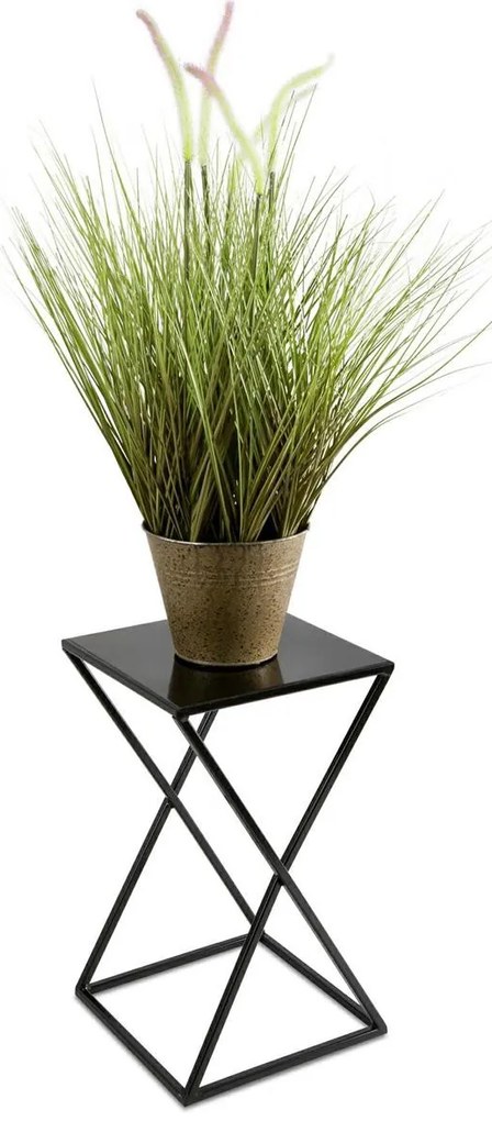 STOJAN NA KVETINÁČ LOFT5 40X24X24 CM ČIERNA