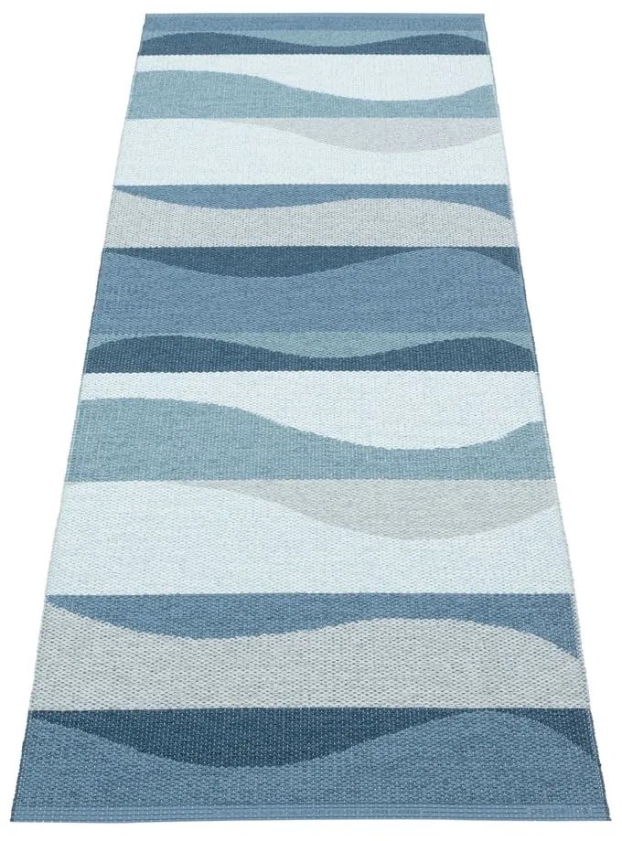 Modrý vnútorný a vonkajší behúň 70x200 cm Urvi Water – Pappelina