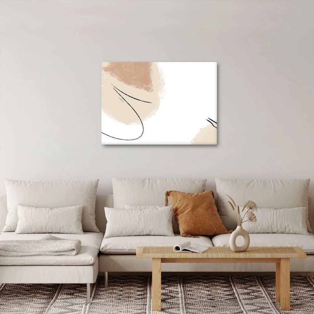 Obraz - Biela abstrakcia (70x50 cm)