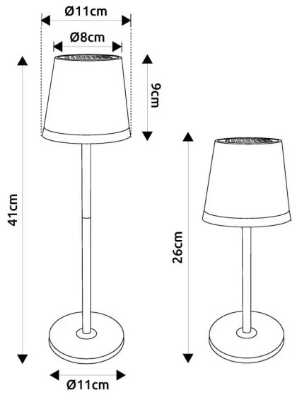 Globo 36637RM - LED Solárne svietidlo LED/0,6W/3V 3000K IP44 medená
