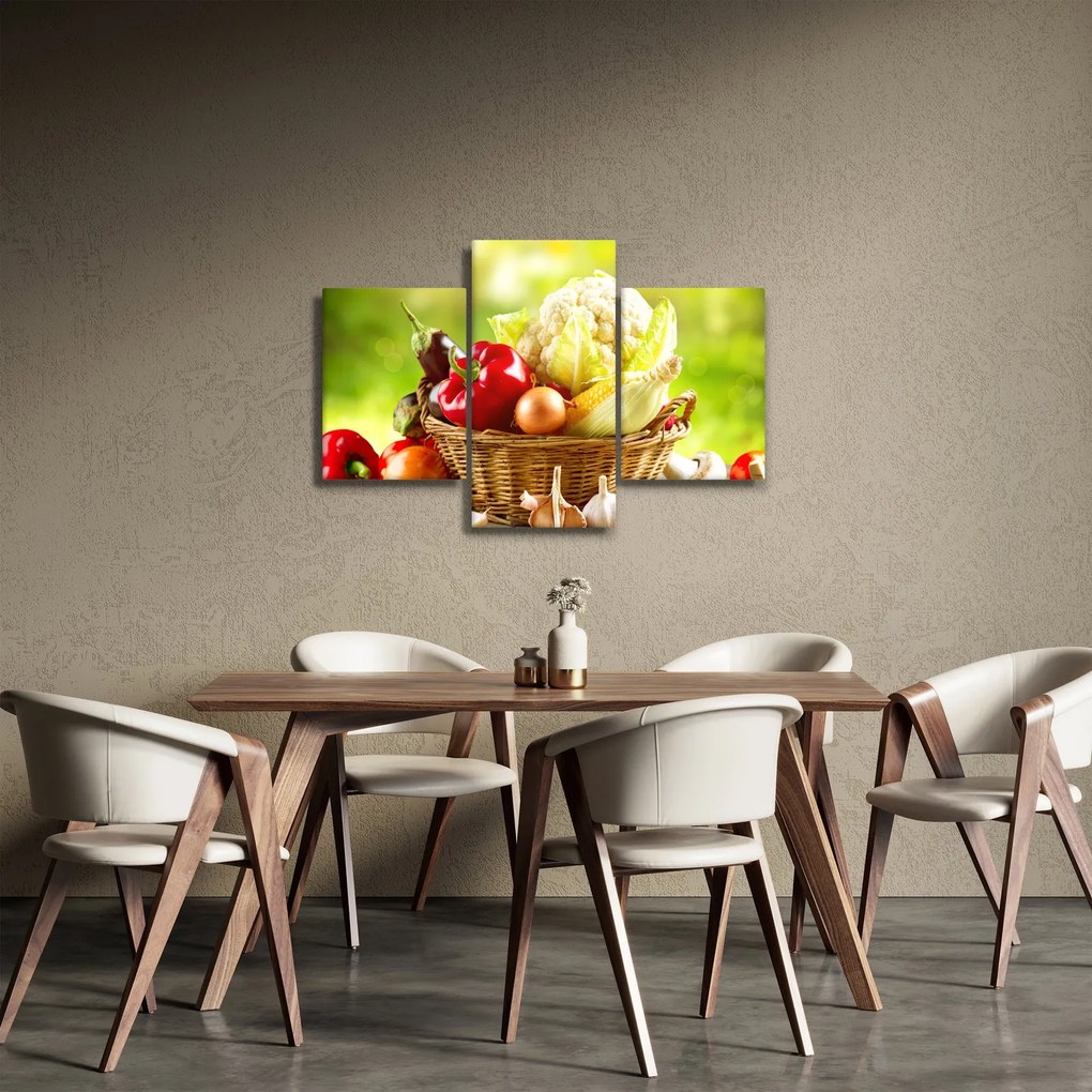 Obraz - Zelenina (90x60 cm)