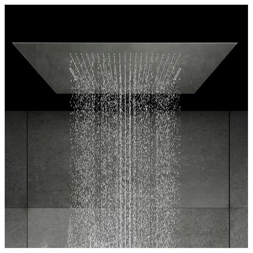 STEINBERG 390 horná sprcha Sensual Rain, 800 x 600 mm, 3jet, leštená nerezová oceľ, 3906831