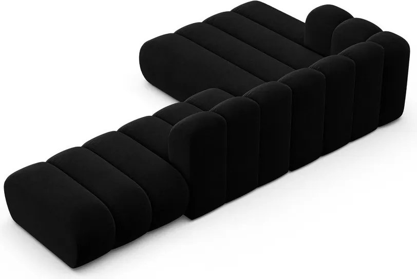 Antracitová rohová pohovka (ľavý roh) Lupine – Micadoni Home