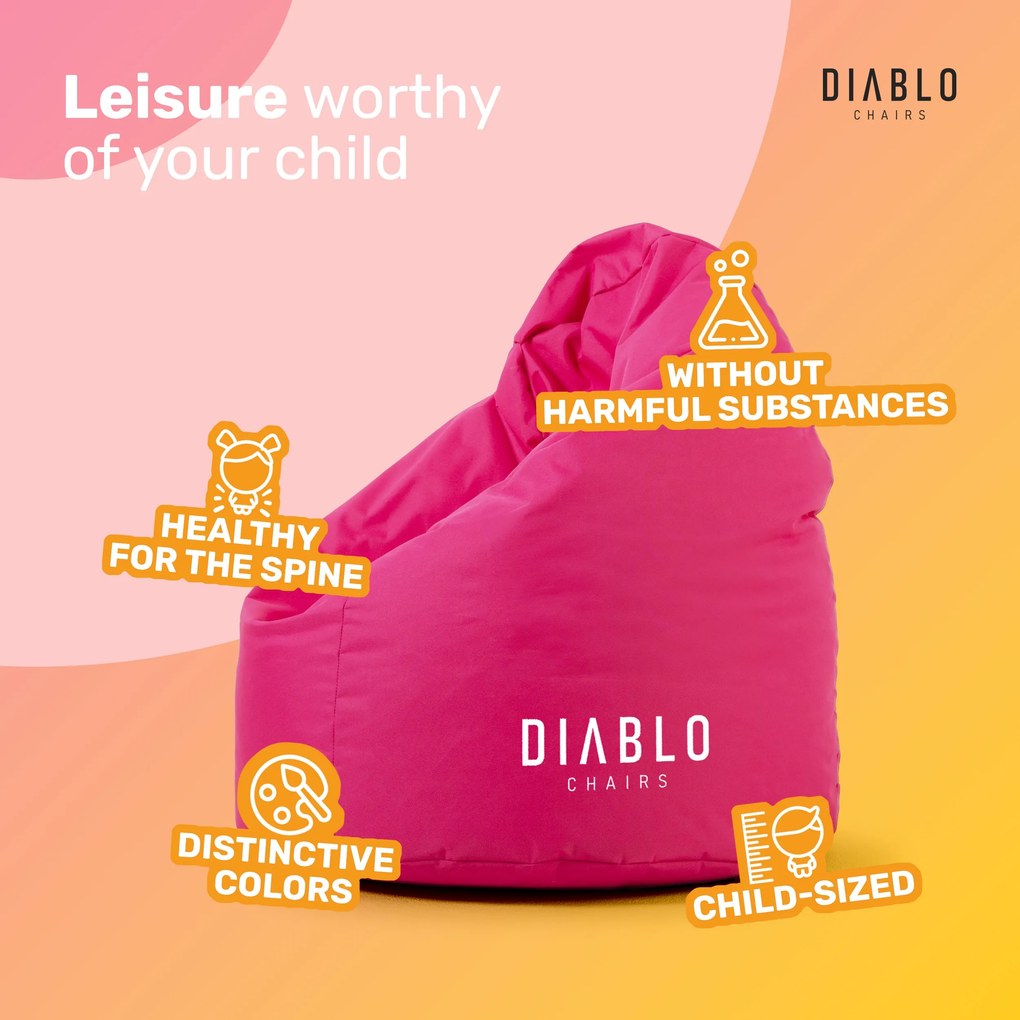 Detský vak Diablo Chairs, ružový